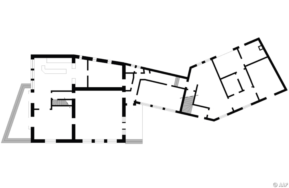 Plan du rez-de-chaussée existant